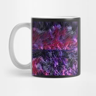 Deep Purple Abstract Design Mug